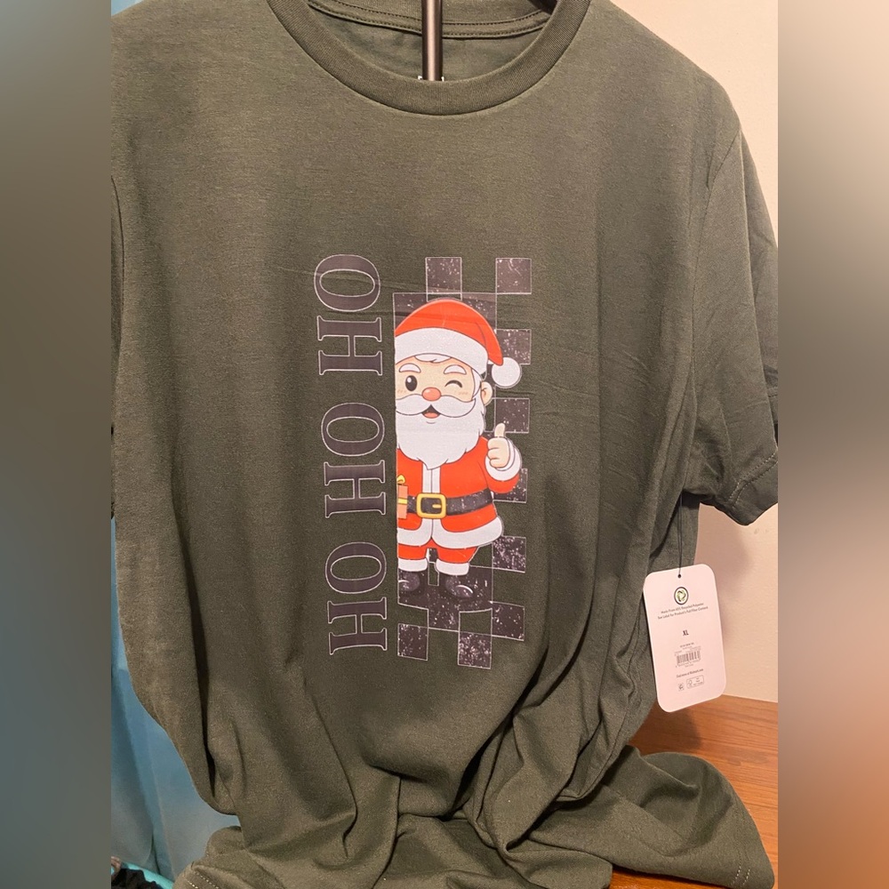 HO HO HO SANTA tee